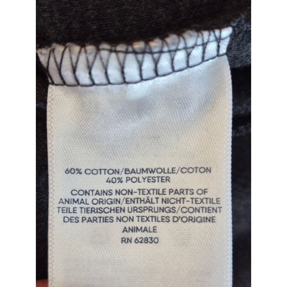 Lands End Mens Quarter Zip Pullover Sweater Gray Heather L 42-44 Cotton Blend - Picture 9 of 10